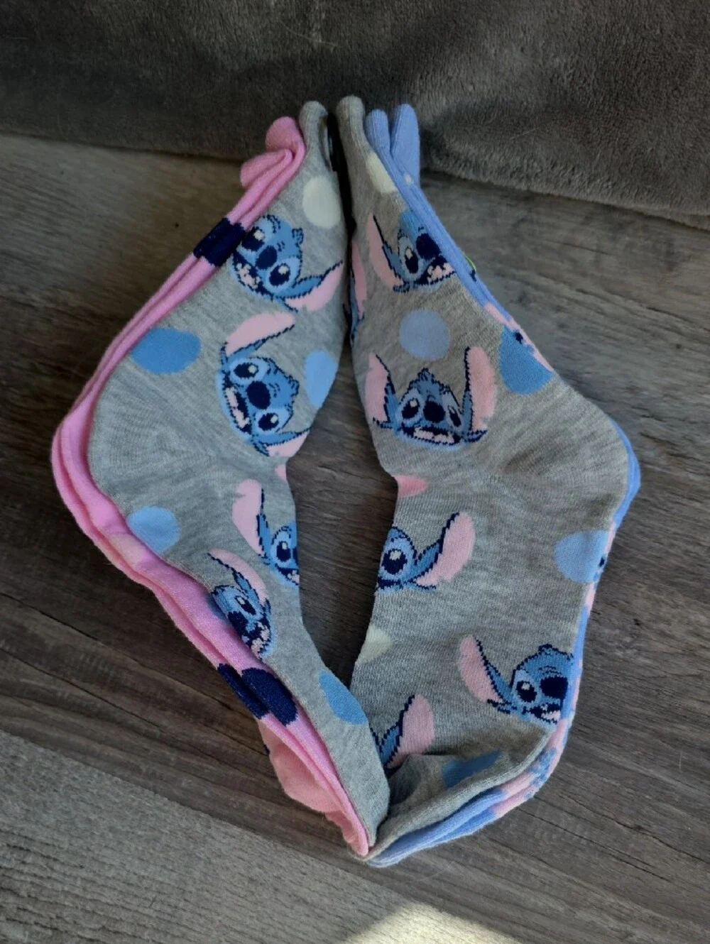 Disney Ladies Stitch Crew Socks
